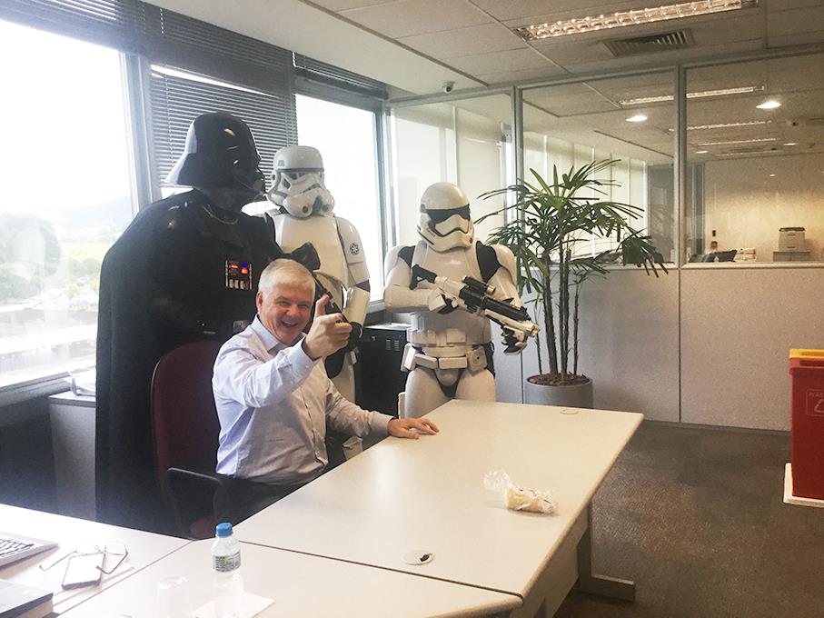 Personagens vivos Stormtroopers