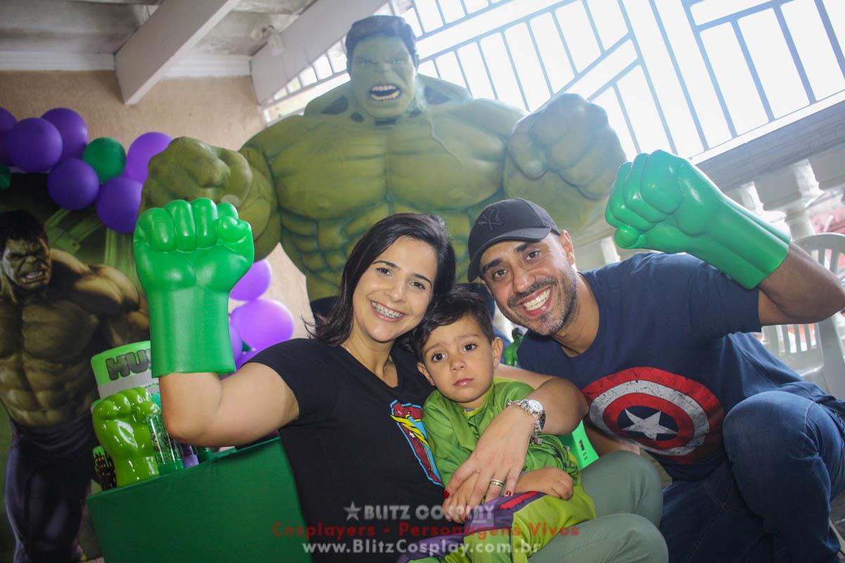 Hulk Personagem Vivo Para Festas e Eventos.
