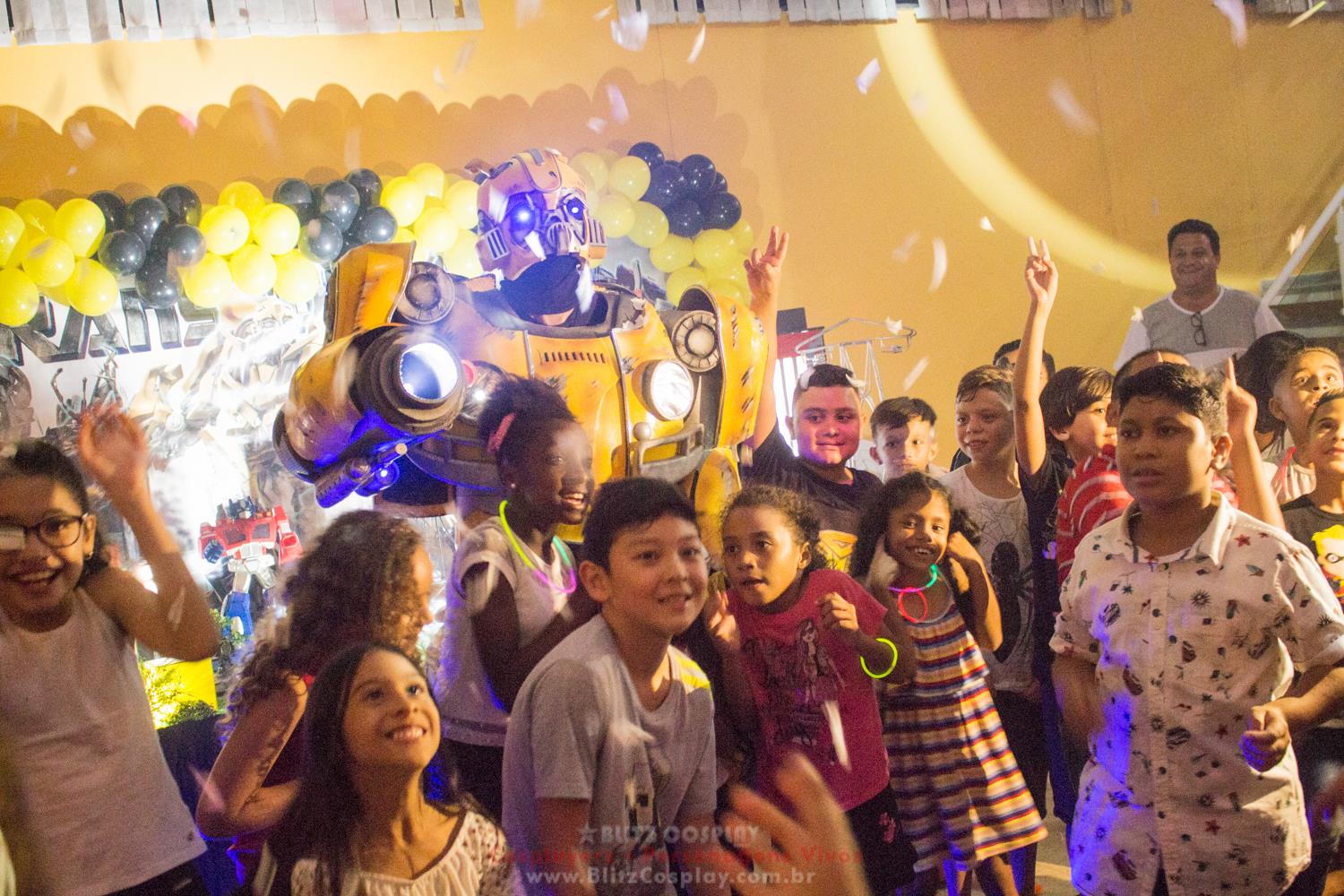 Bumblebee Personagem Vivo Para Festas.