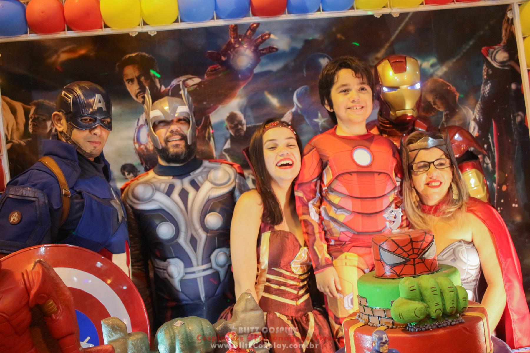 Homem de ferro personagem para festas