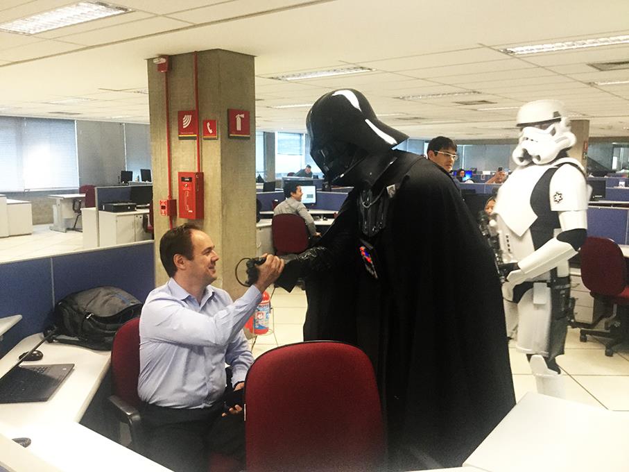 Personagens vivos Stormtroopers