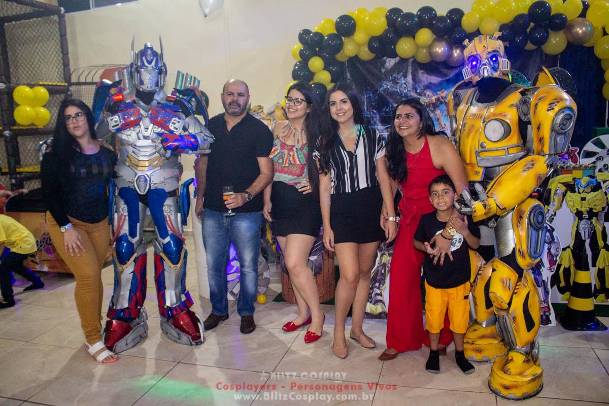 Transformers Personagens Vivos Para Festas.