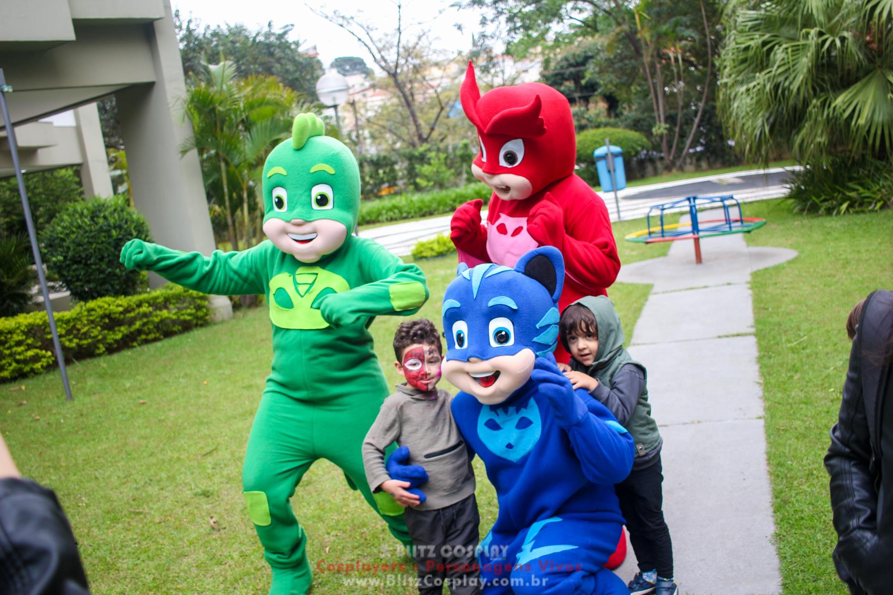 PJ Masks Personagens Vivos Para Festas. 