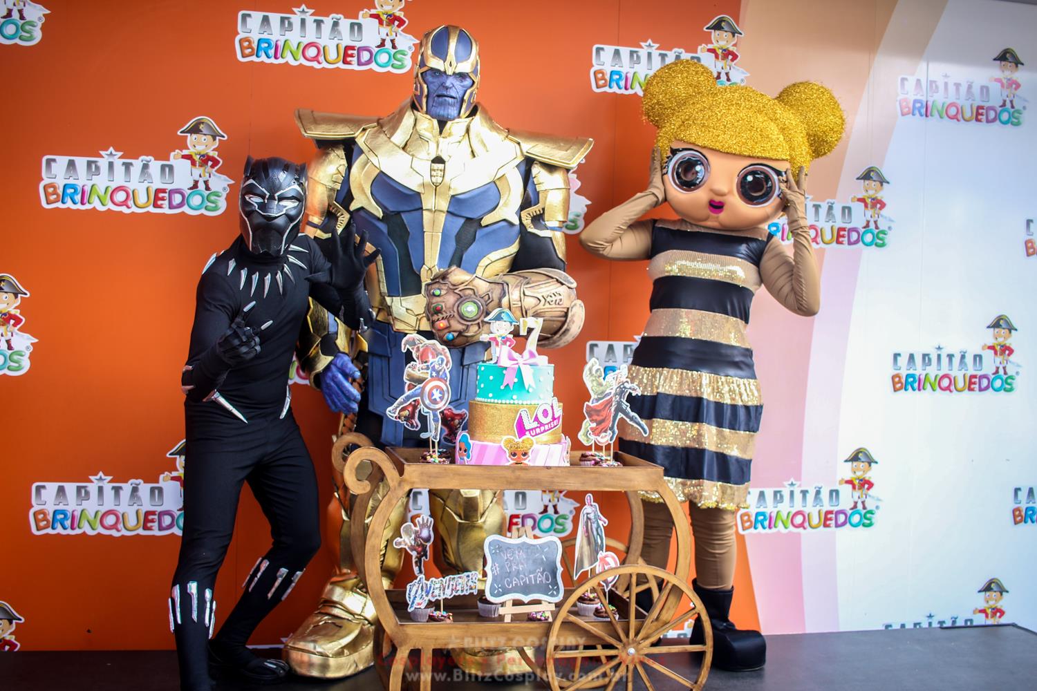 Cosplayers Para Eventos no Capitão Brinquedo 