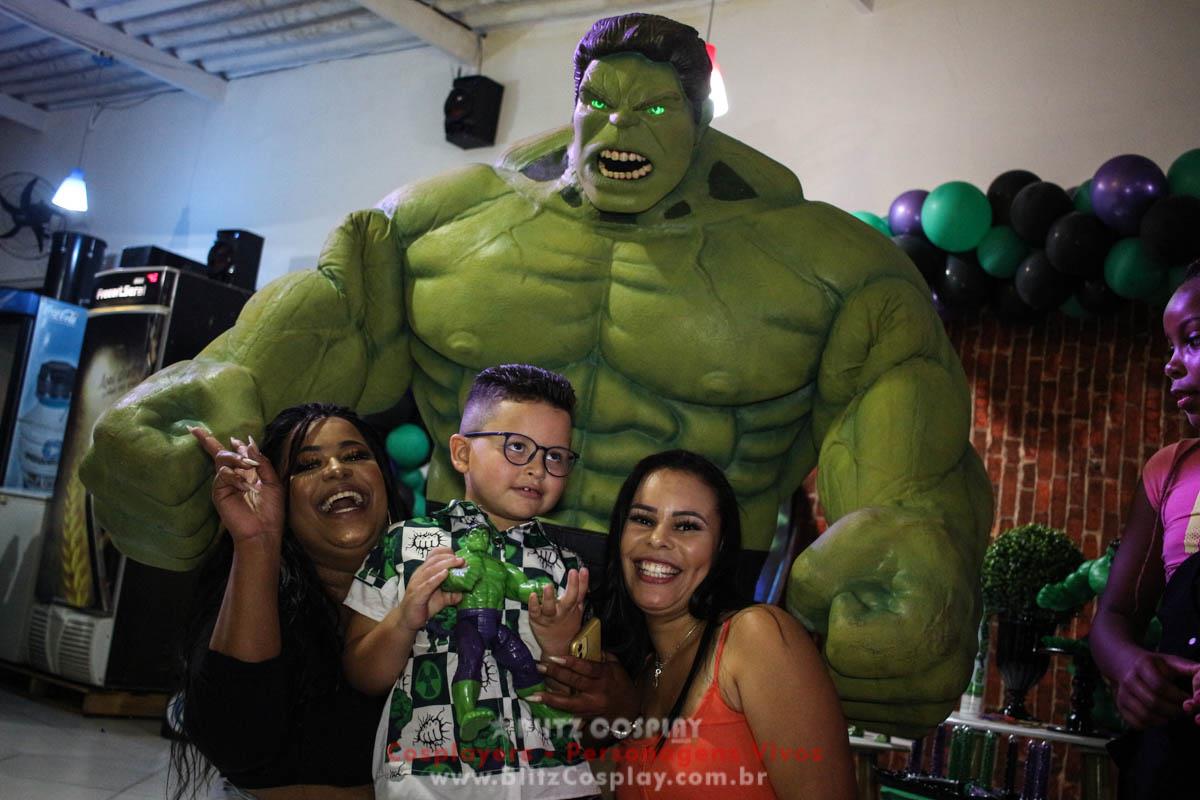 Hulk Personagem Vivo Para Festas e Eventos.