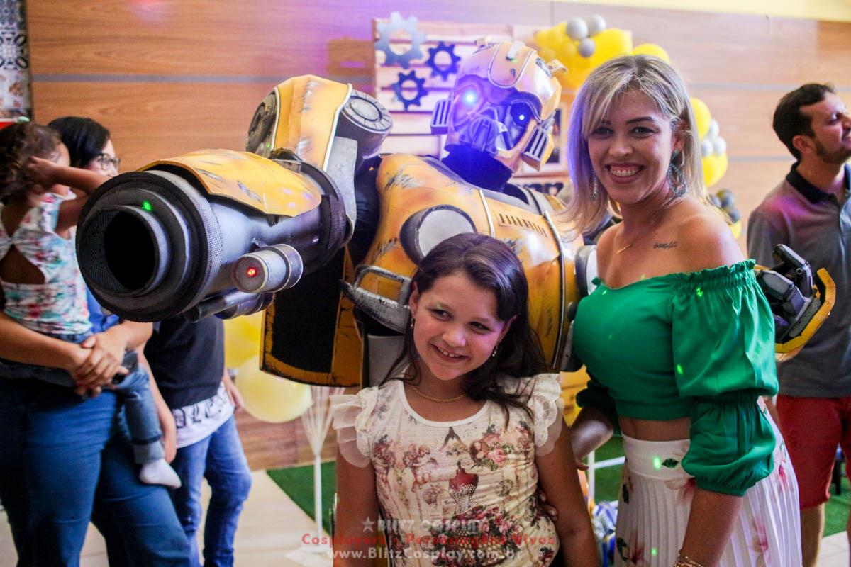Bumblebee Personagem Vivo Para Festas.