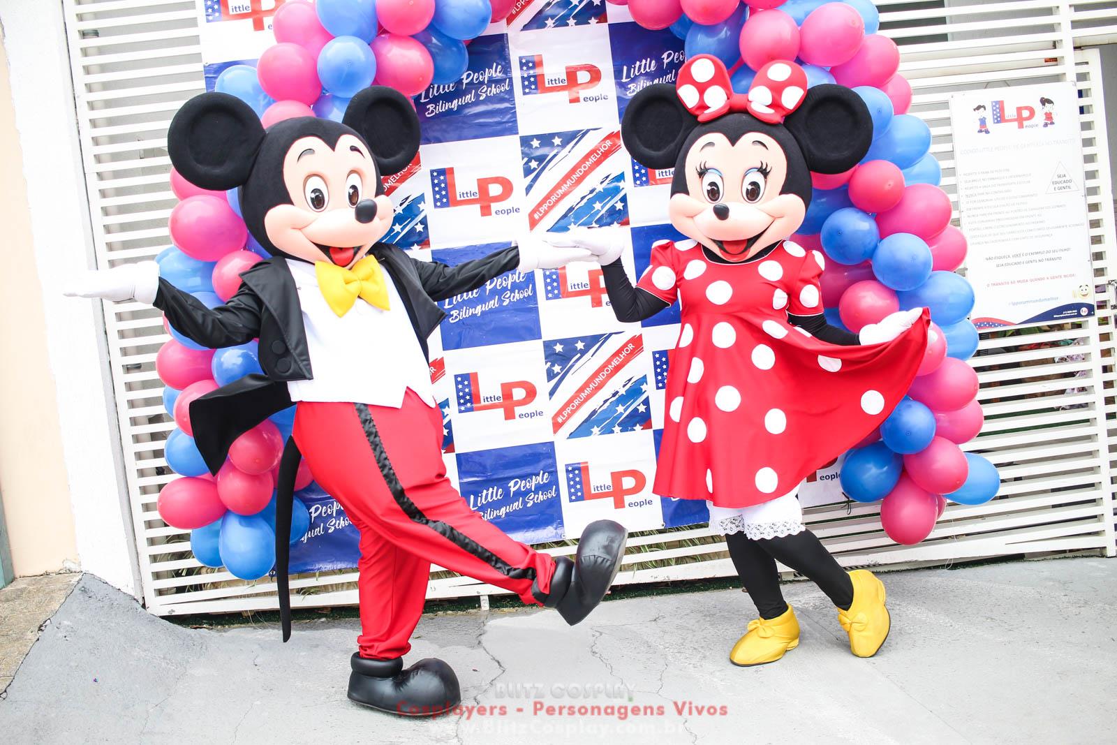 Mickey e Minnie Personagens Vivos Para Festas e Eventos.