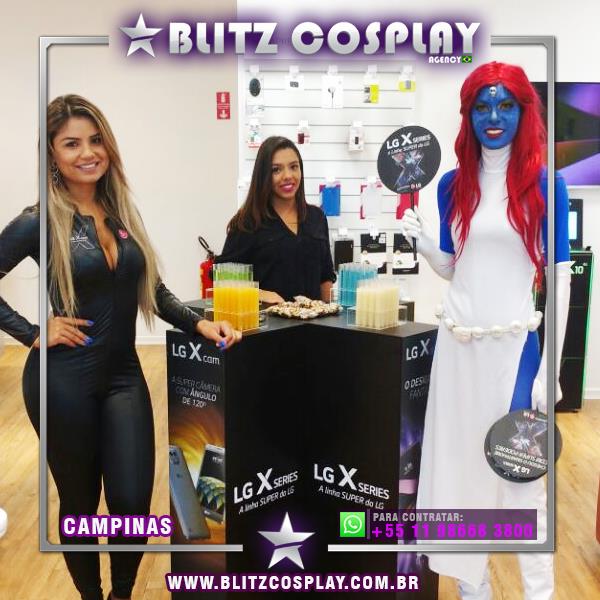 X MEN personagens vivos para eventos