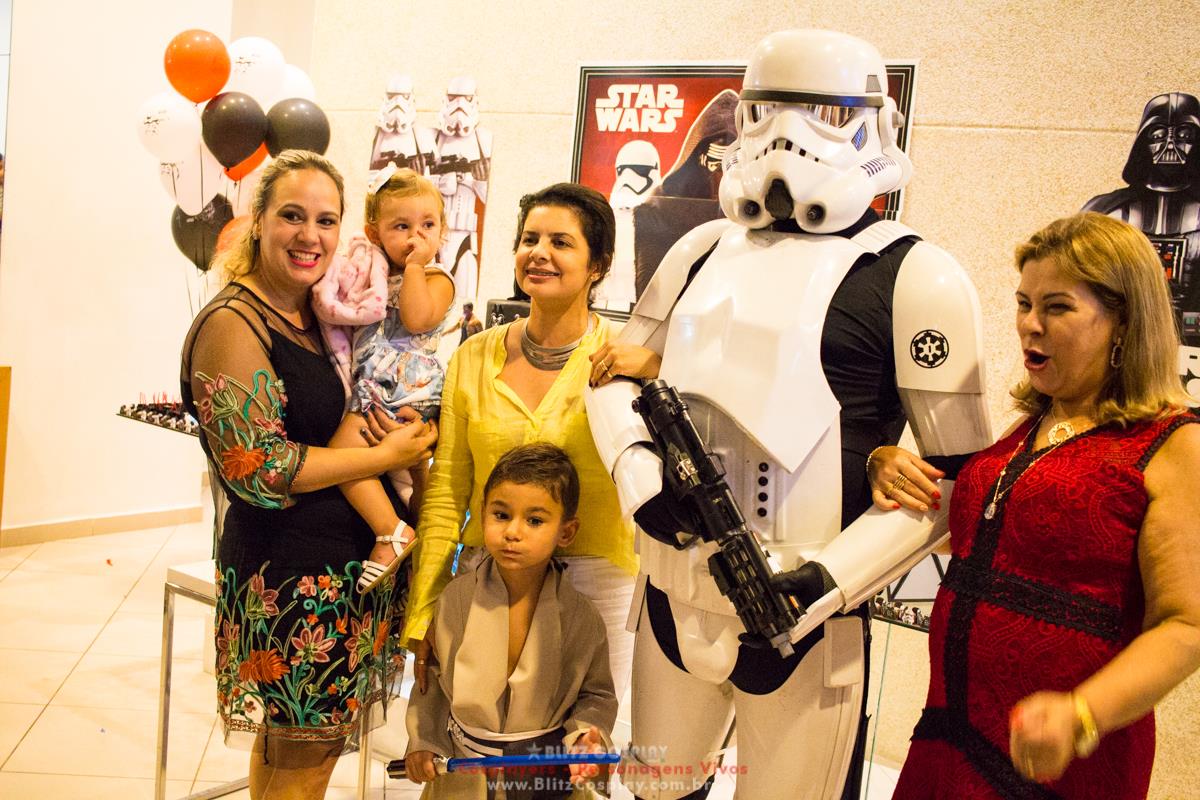 Personagem vivo Darth Vader para festas
