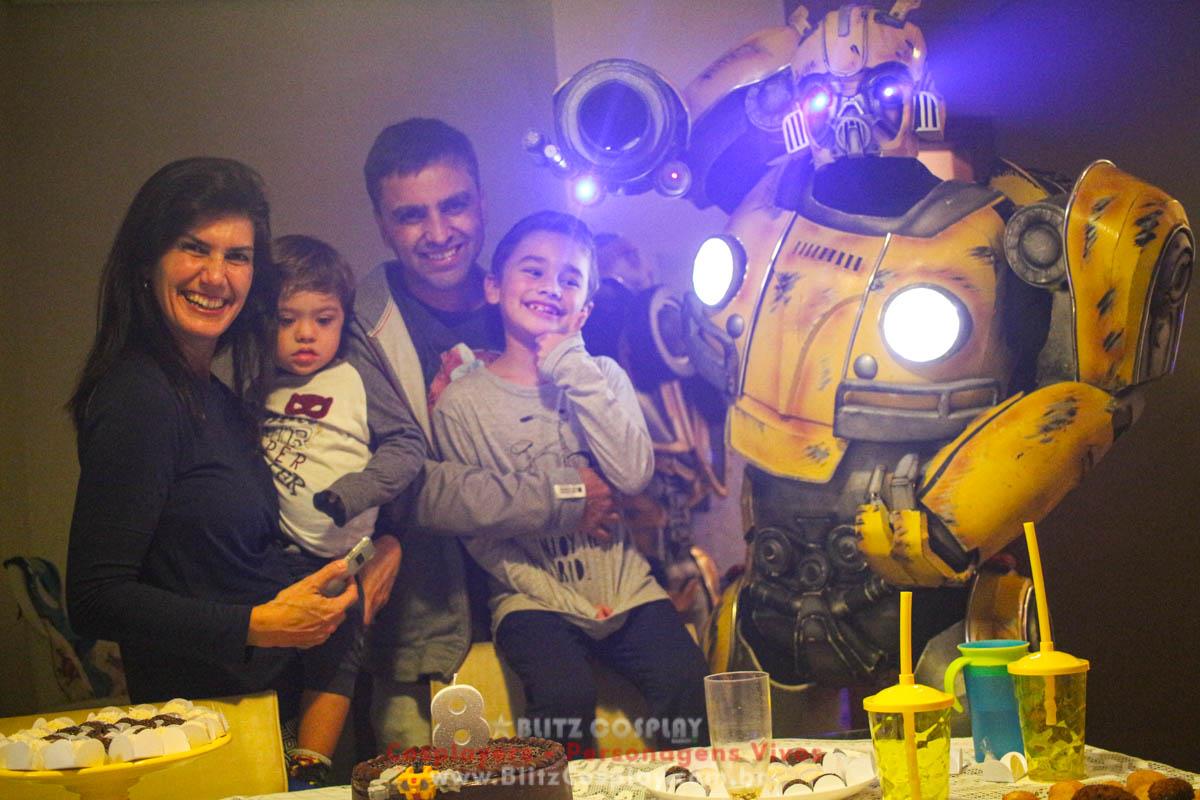 Bumblebee Personagem Vivo Para Festas e Eventos.
