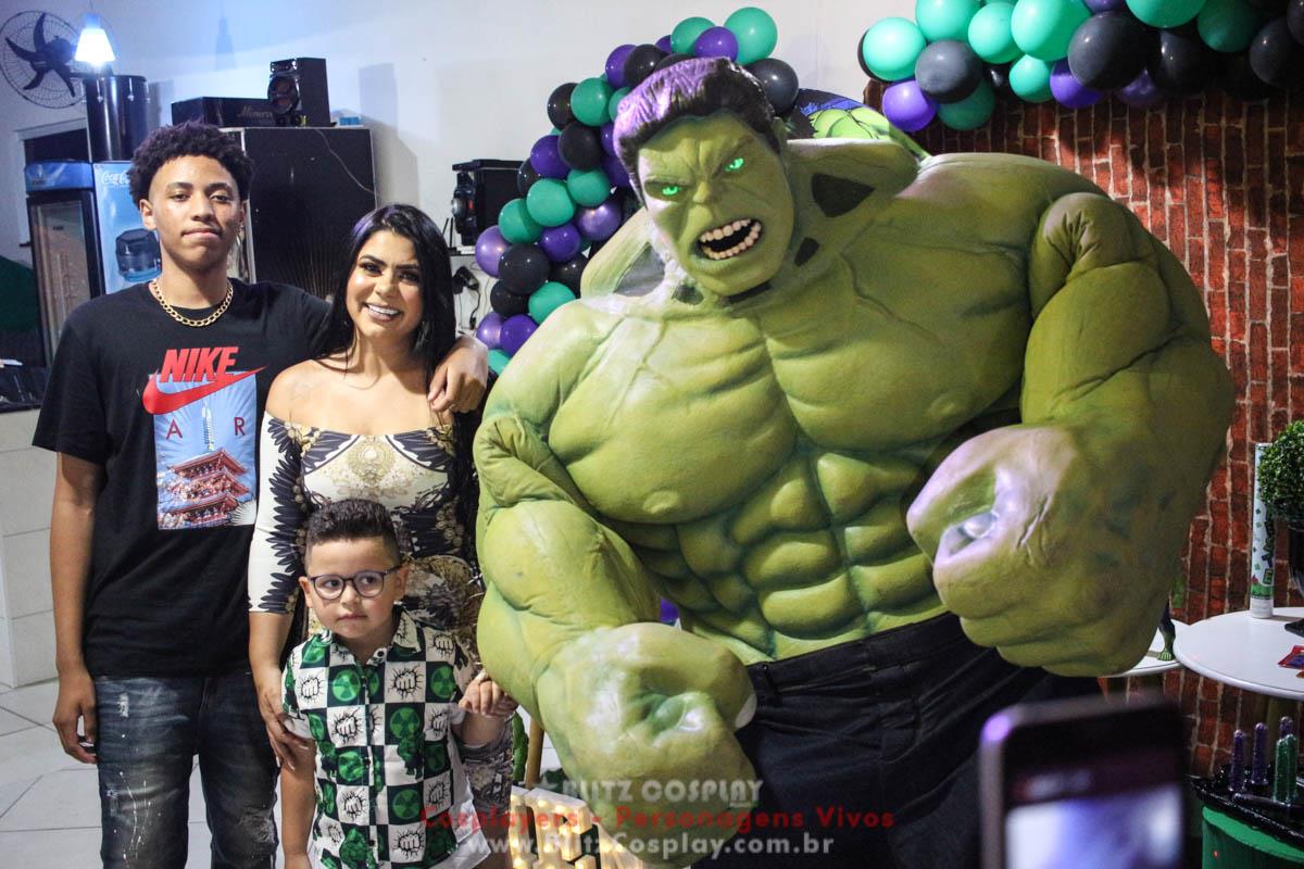 Hulk Personagem Vivo Para Festas e Eventos.
