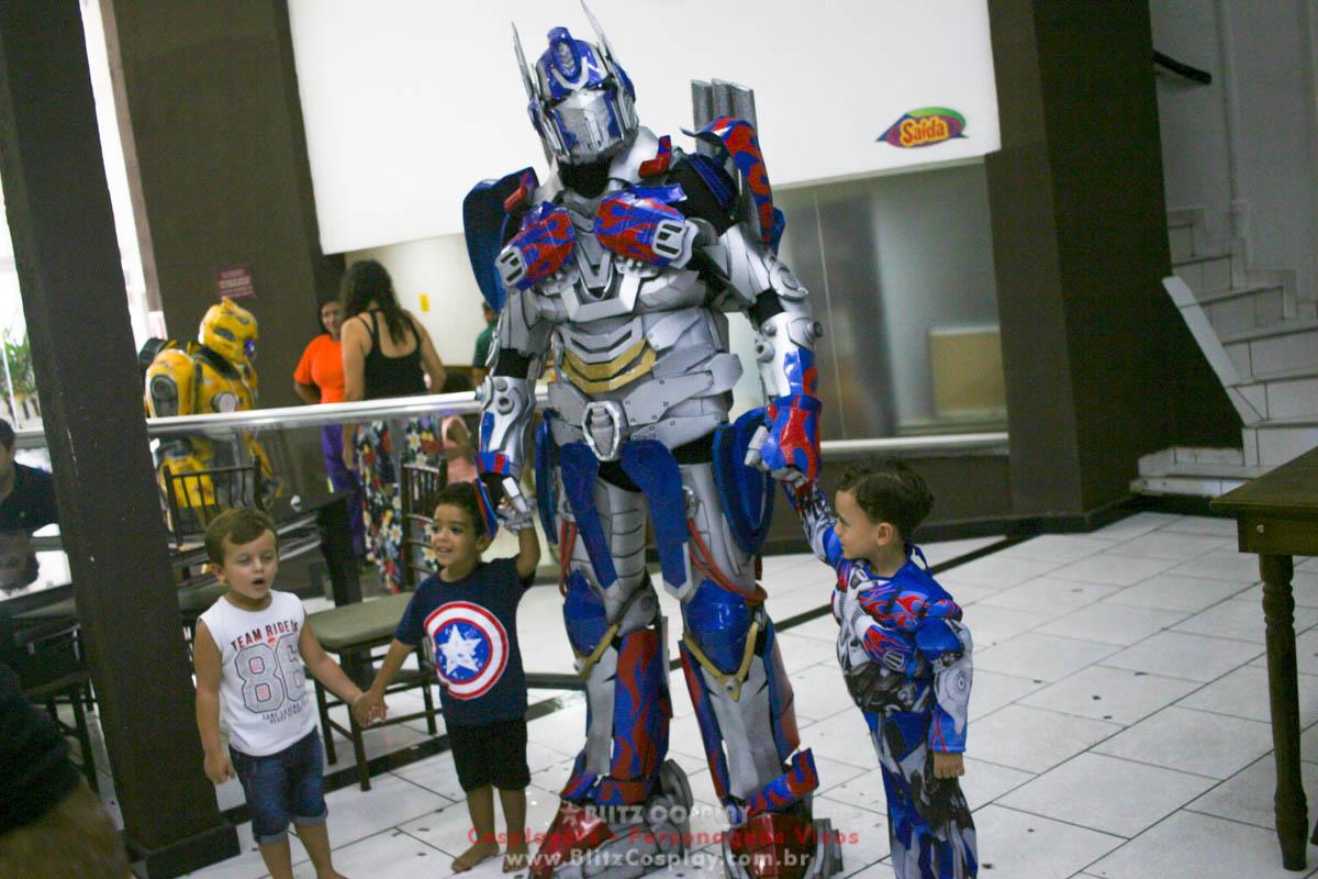 Transformers Personagens Vivos Para Festas.
