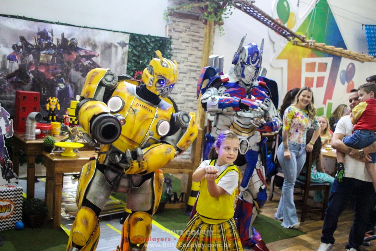 Transformers Personagens Vivos Para Festas.