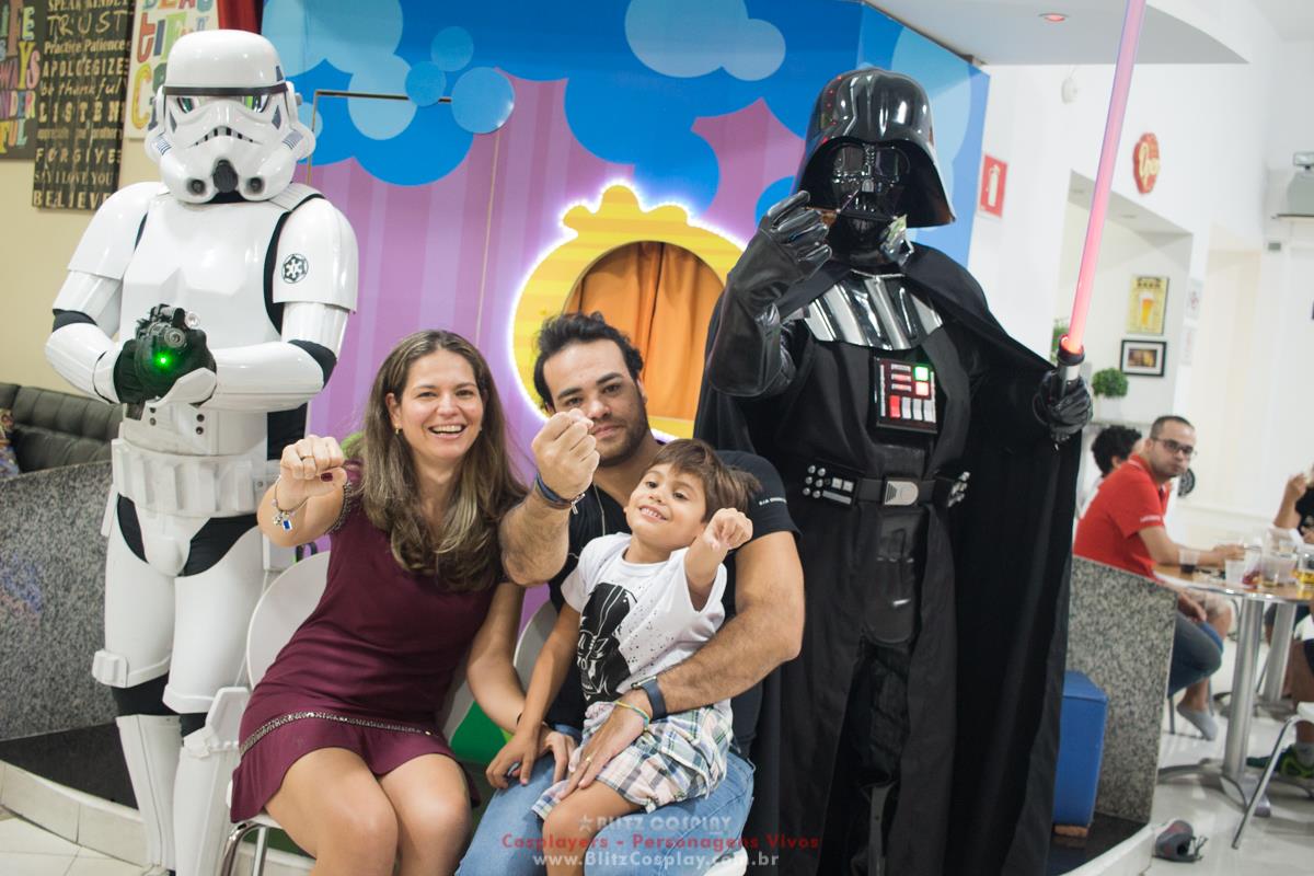 Star Wars Personagens vivos para aniversário