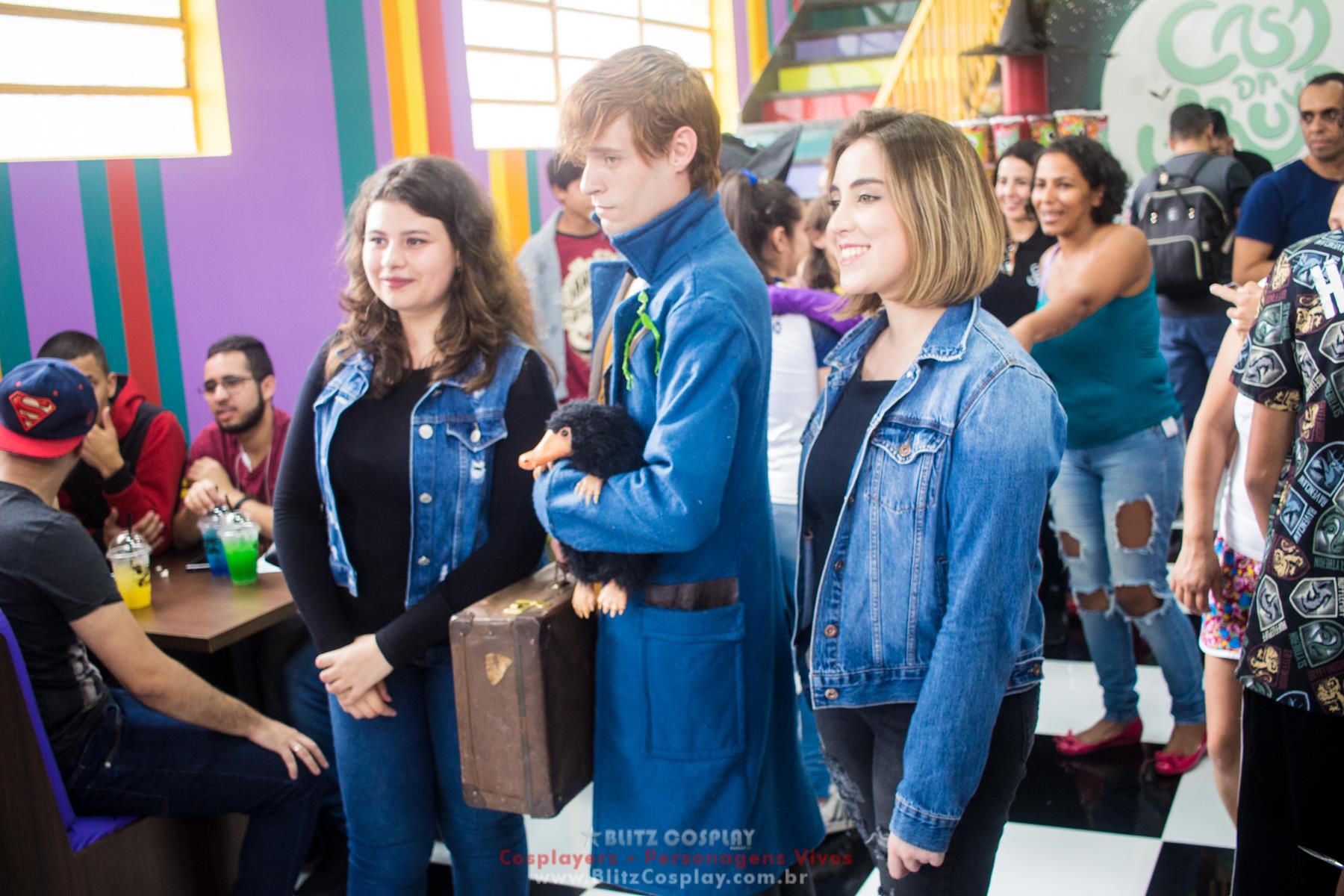 Newt Scamander personagem vivo para eventos