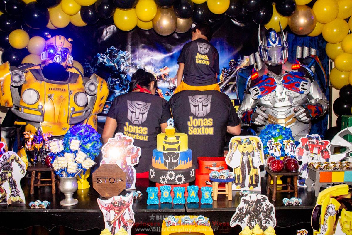 Transformers Personagens Vivos Para Festas.