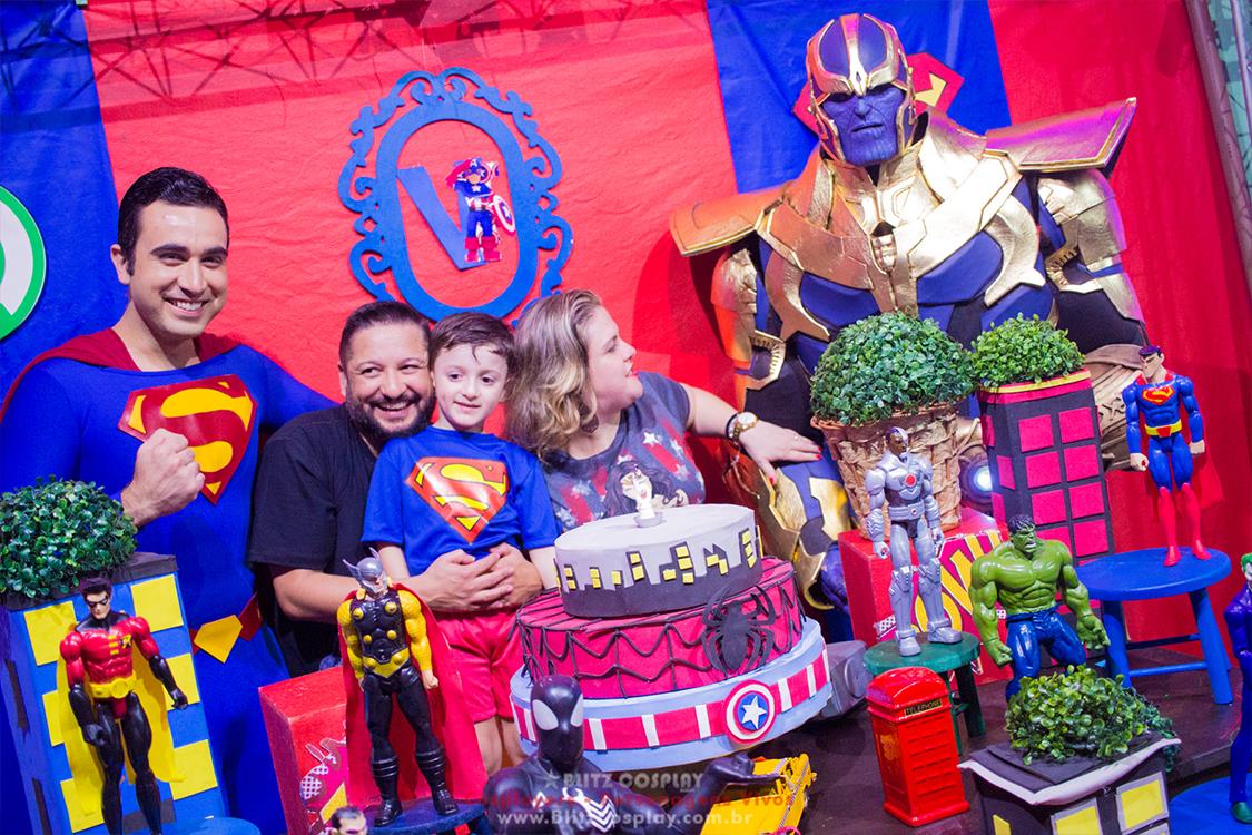 Thanos Personagem vivo para festa e eventos