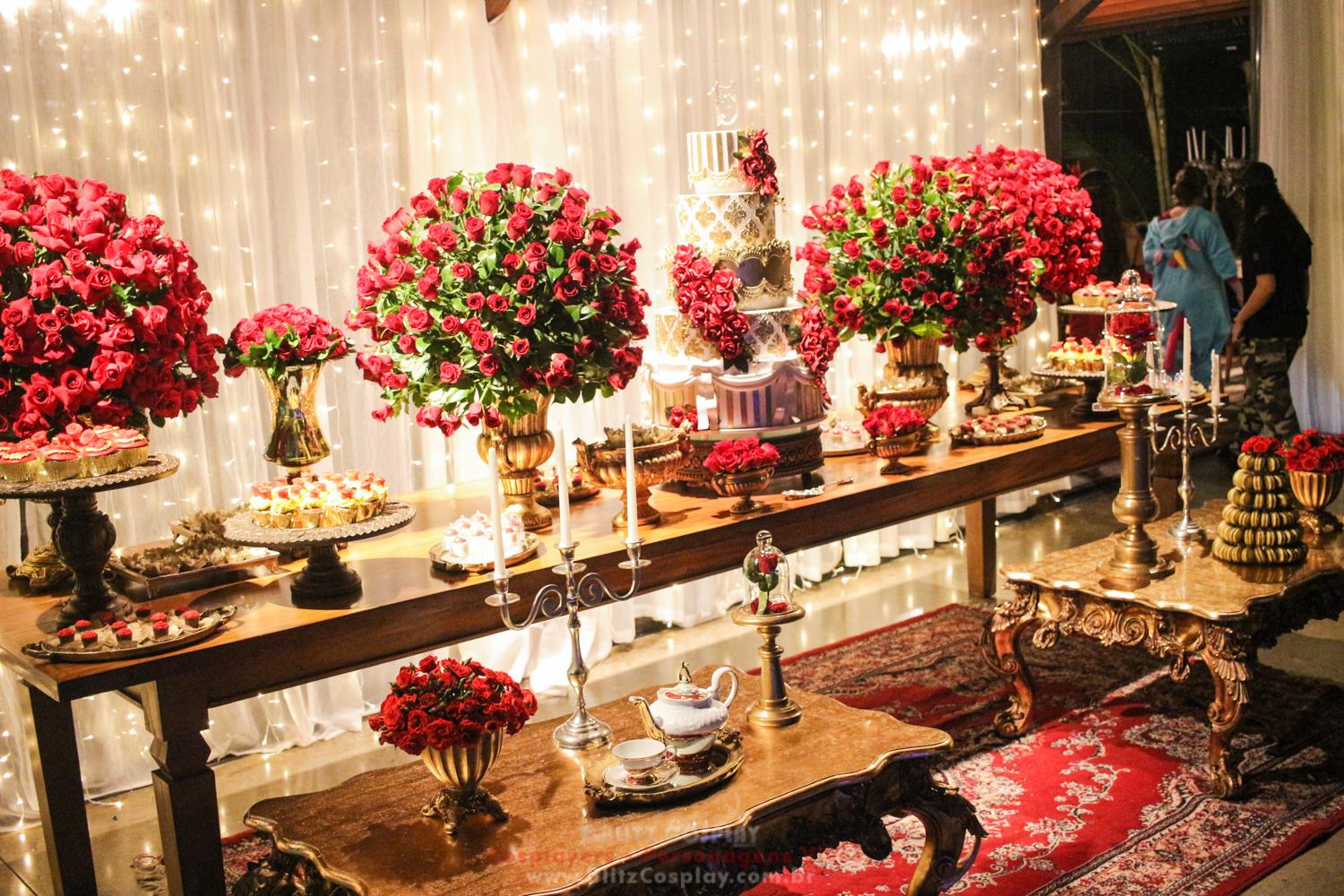 A Bela e a Fera Personagem Vivo Para Festas