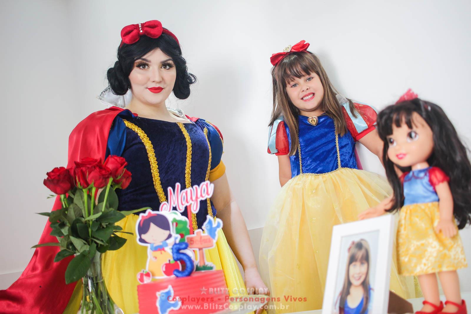 Branca de Neve Personagem Vivo Para Eventos e Festas.