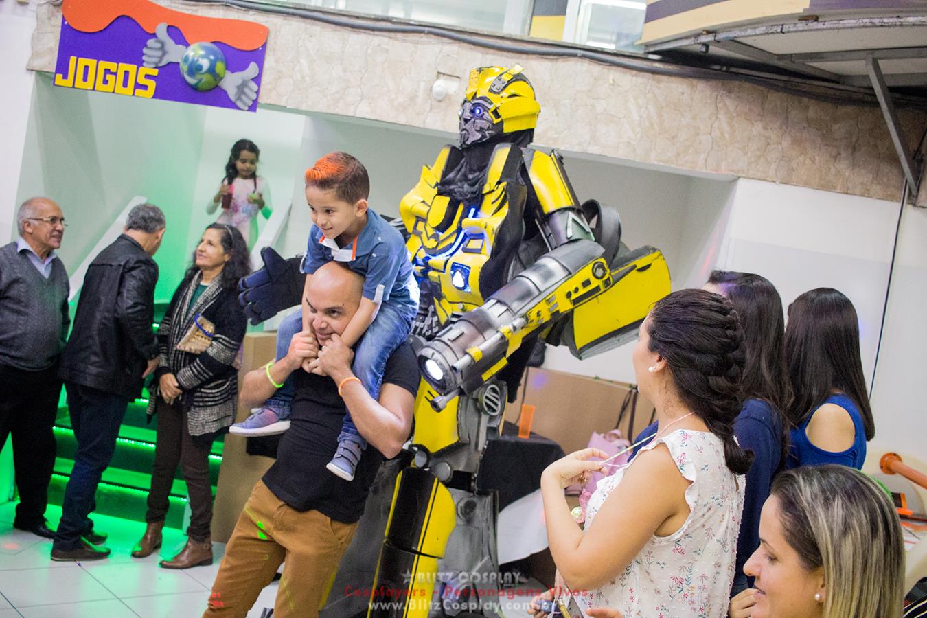 Transformers Personagens vivos para festas