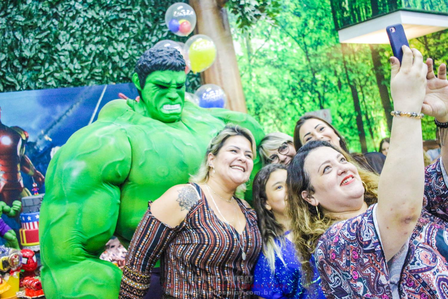 Hulk Personagem Vivo Para Festas