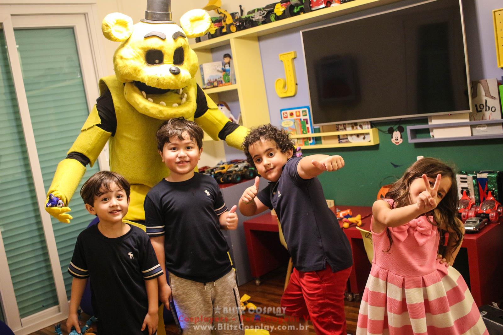 Freddy Personagem Vivo Para Festas e Eventos.