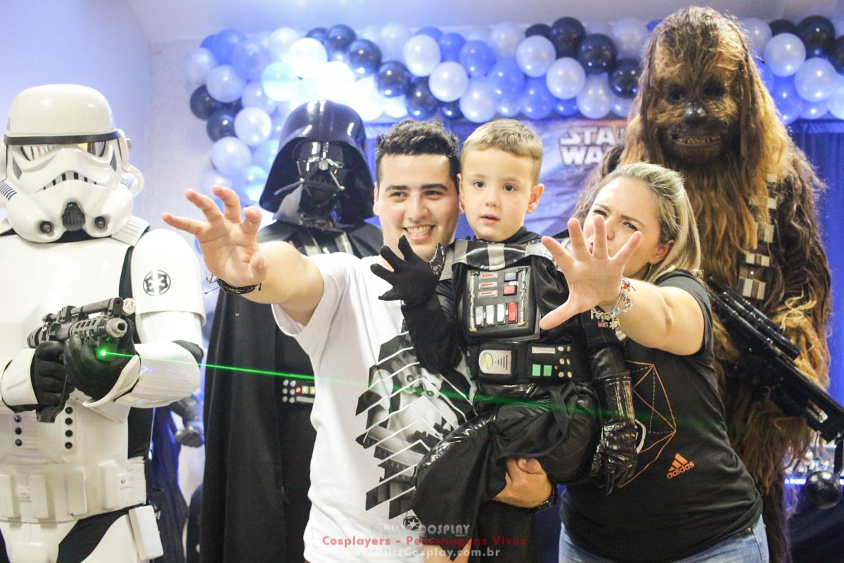 Personagens vivos Star Wars para festas