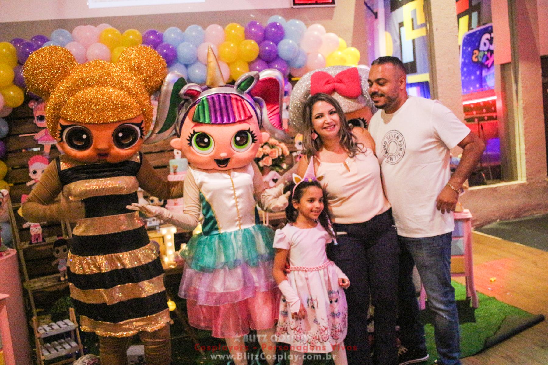 LOL Surprise Personagens Vivos Para Festas.