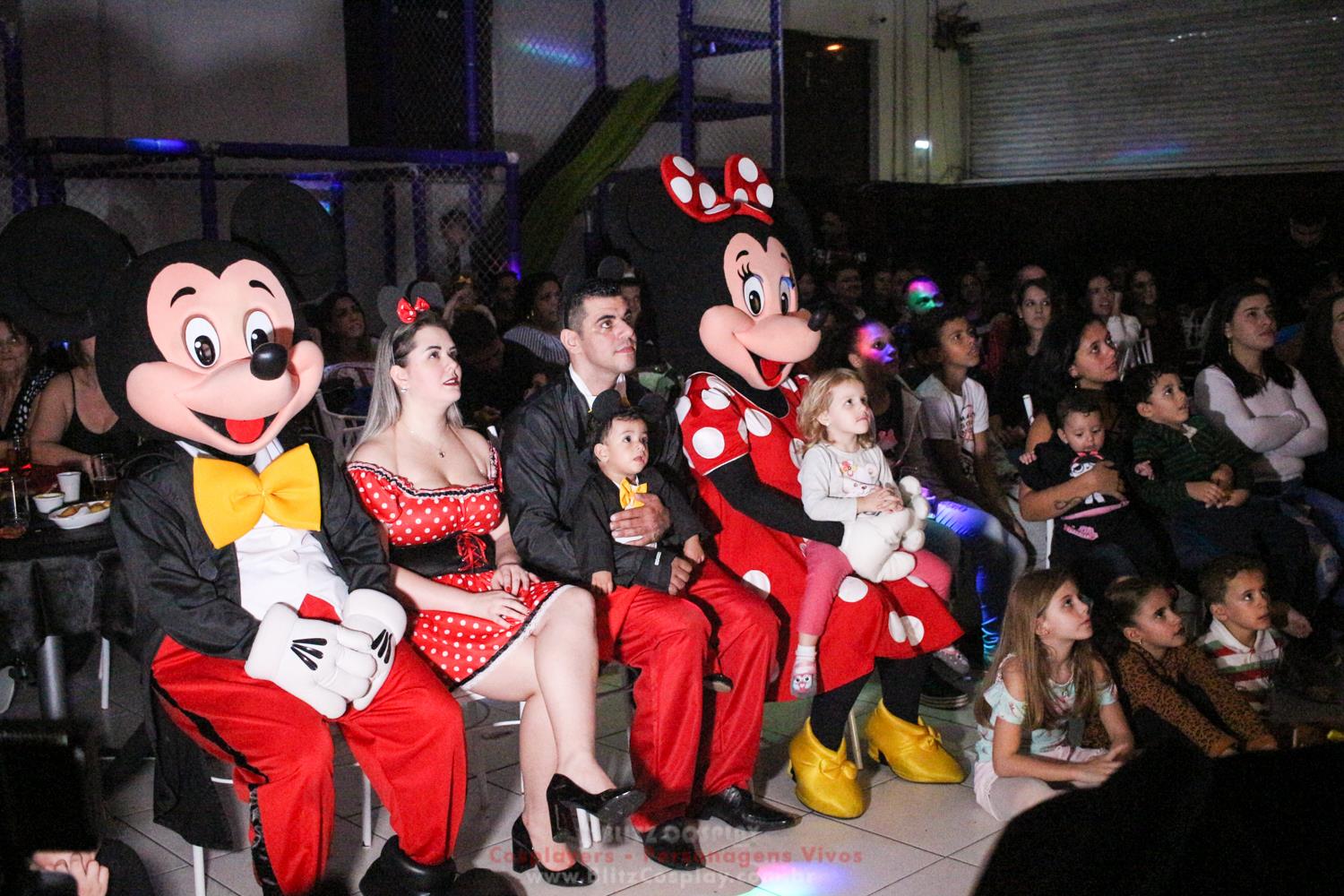 Mickey Personagem Vivo Para Festas.