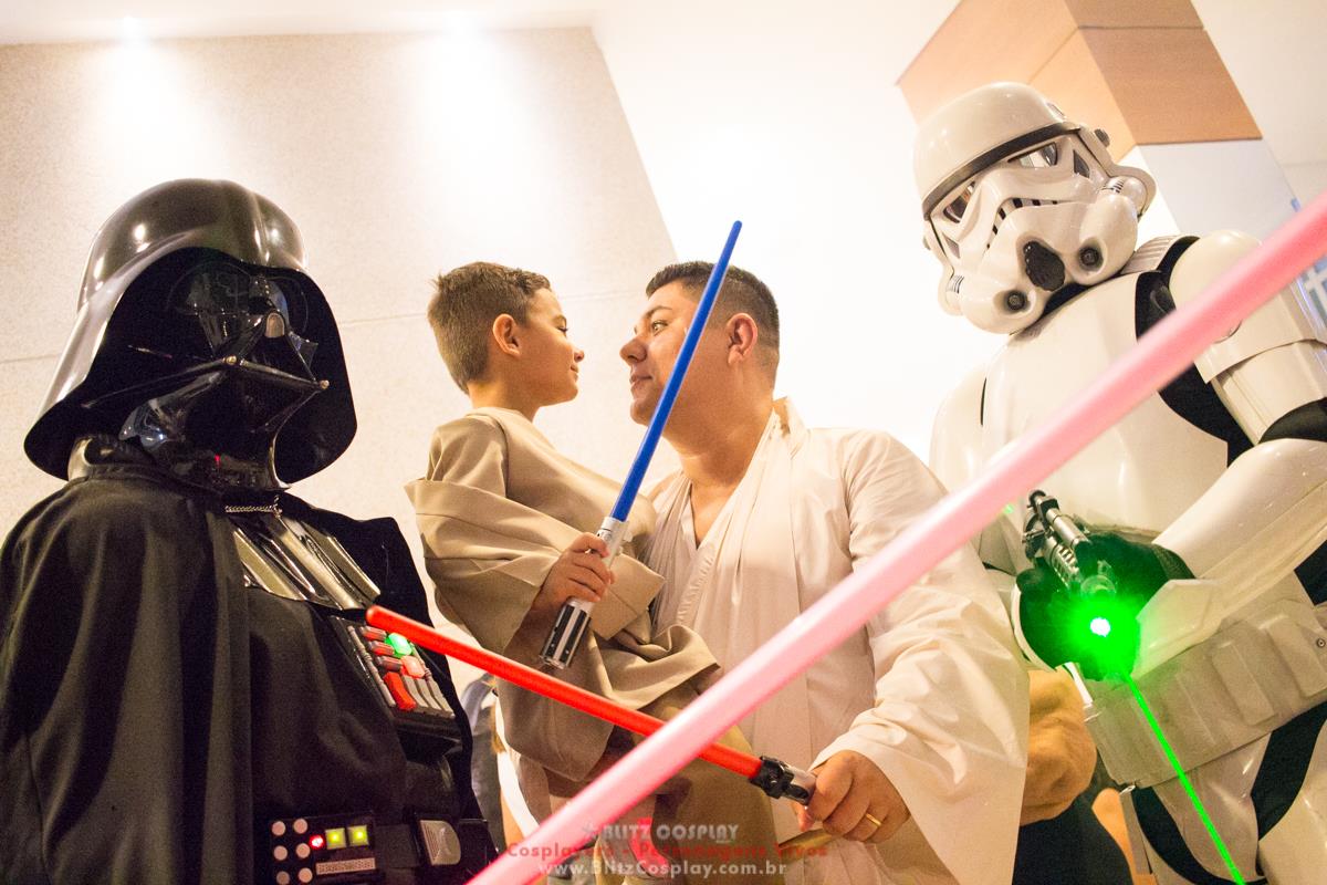 Personagem vivo Darth Vader para festas