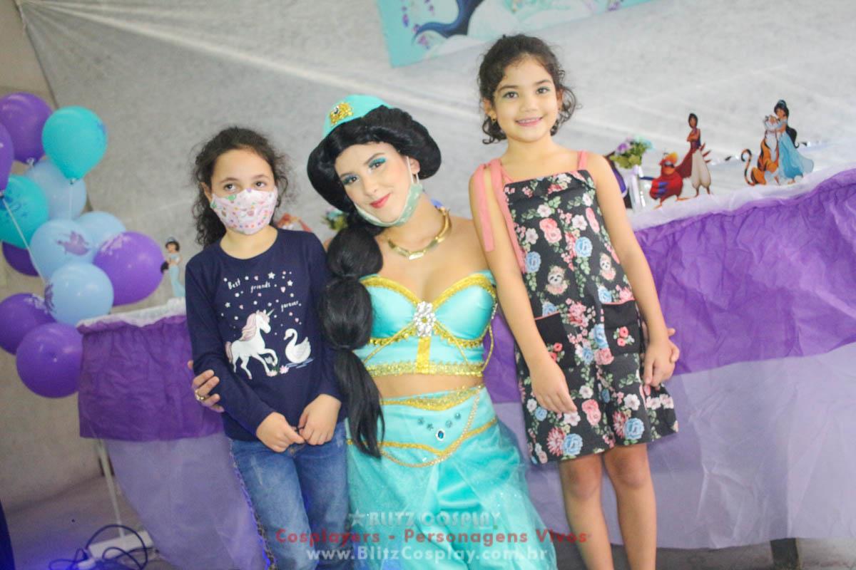 Jasmine Personagens Vivos para Festas e Eventos.