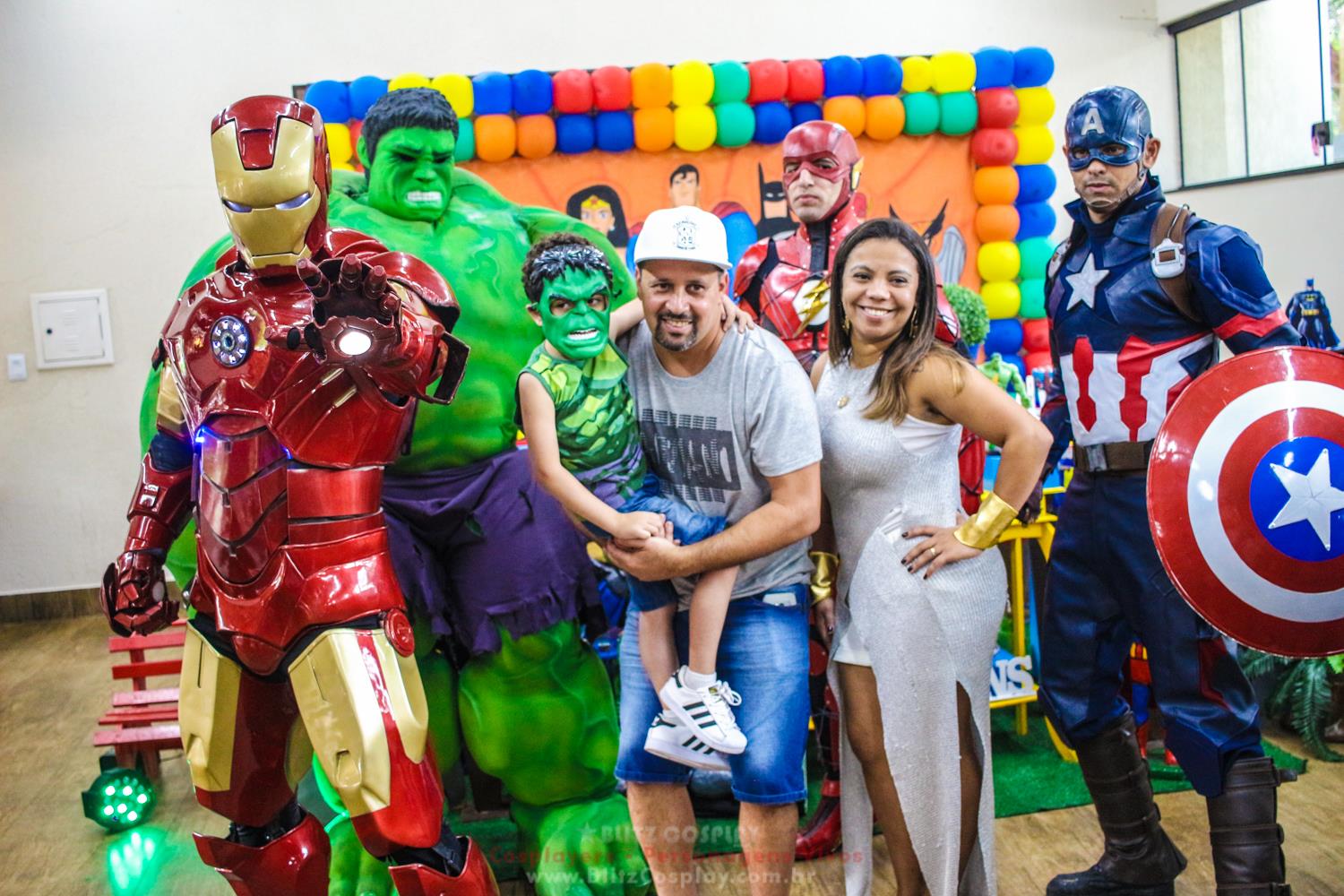 Os Vingadores Personagem Vivo