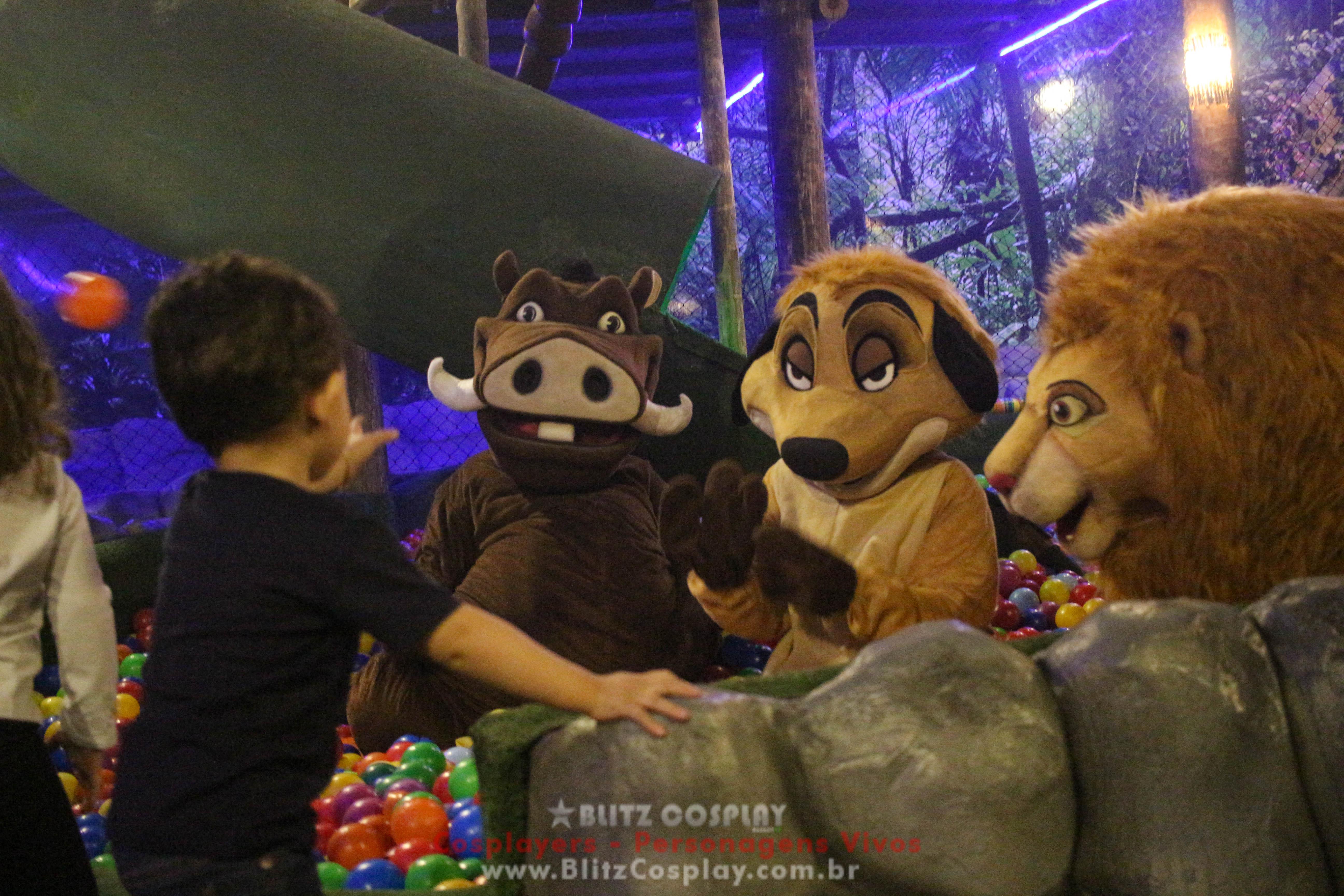 Rei Leão Personagem Vivo Para Festas e Eventos.