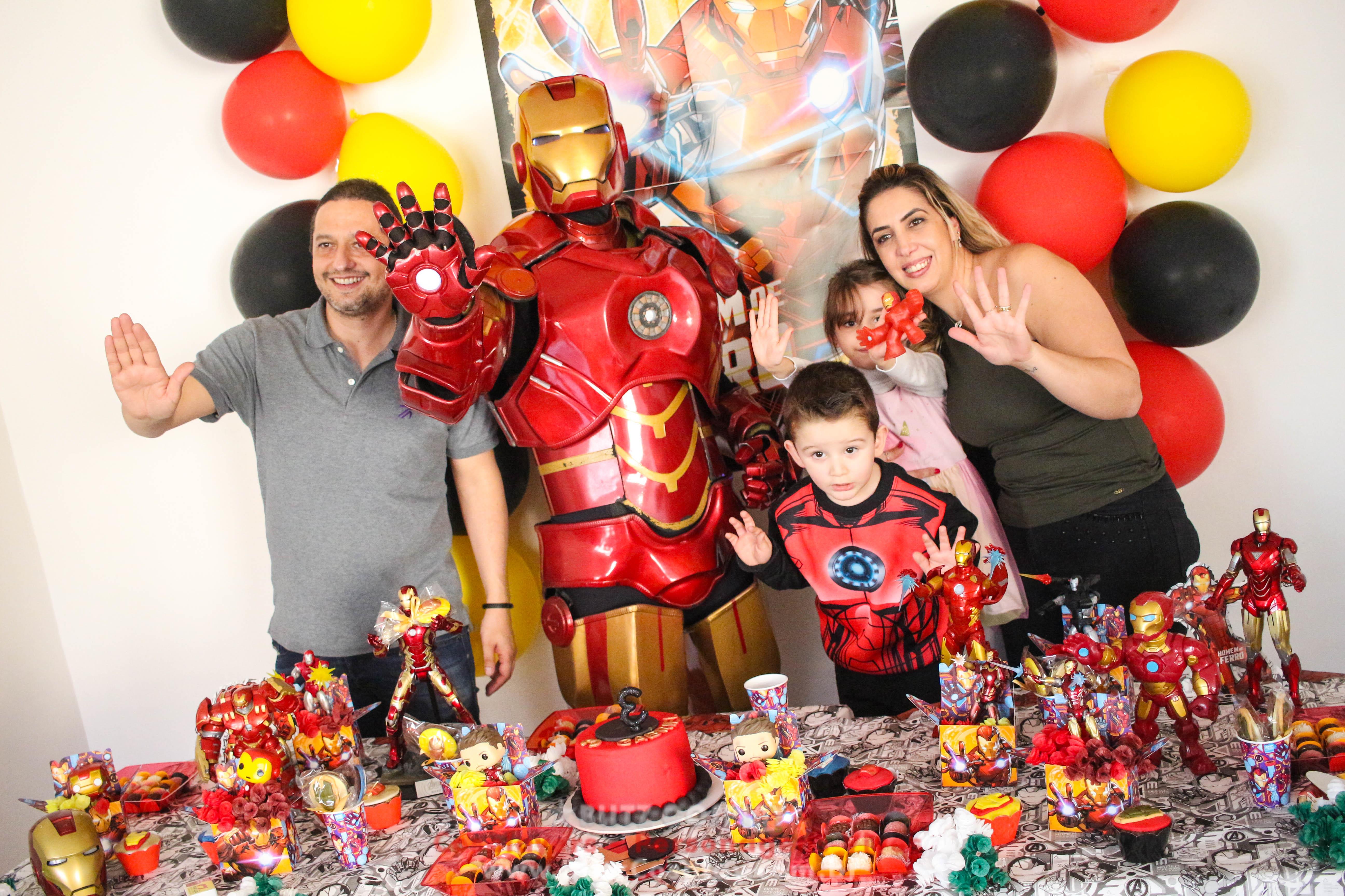 Homem de Ferro Personagem Vivo Para Festas e Eventos.