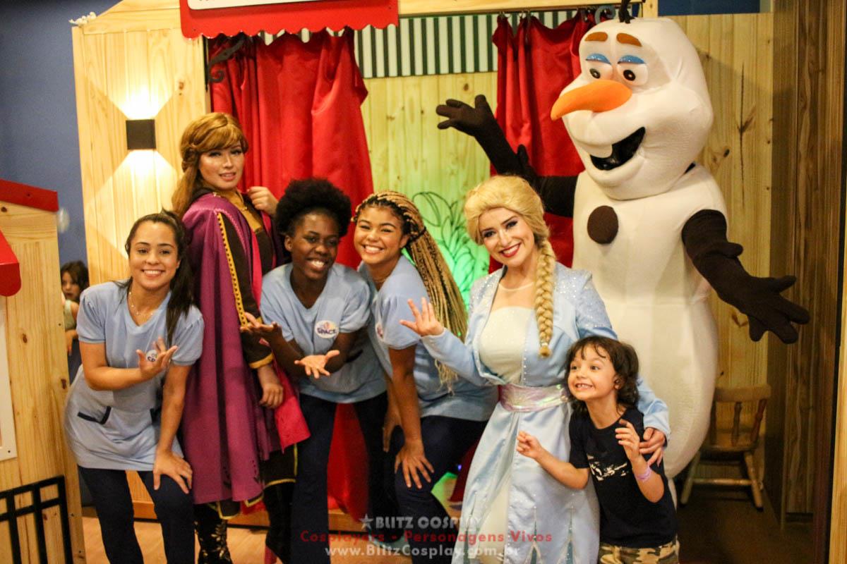 Frozen Personagens Vivos Para Festas.
