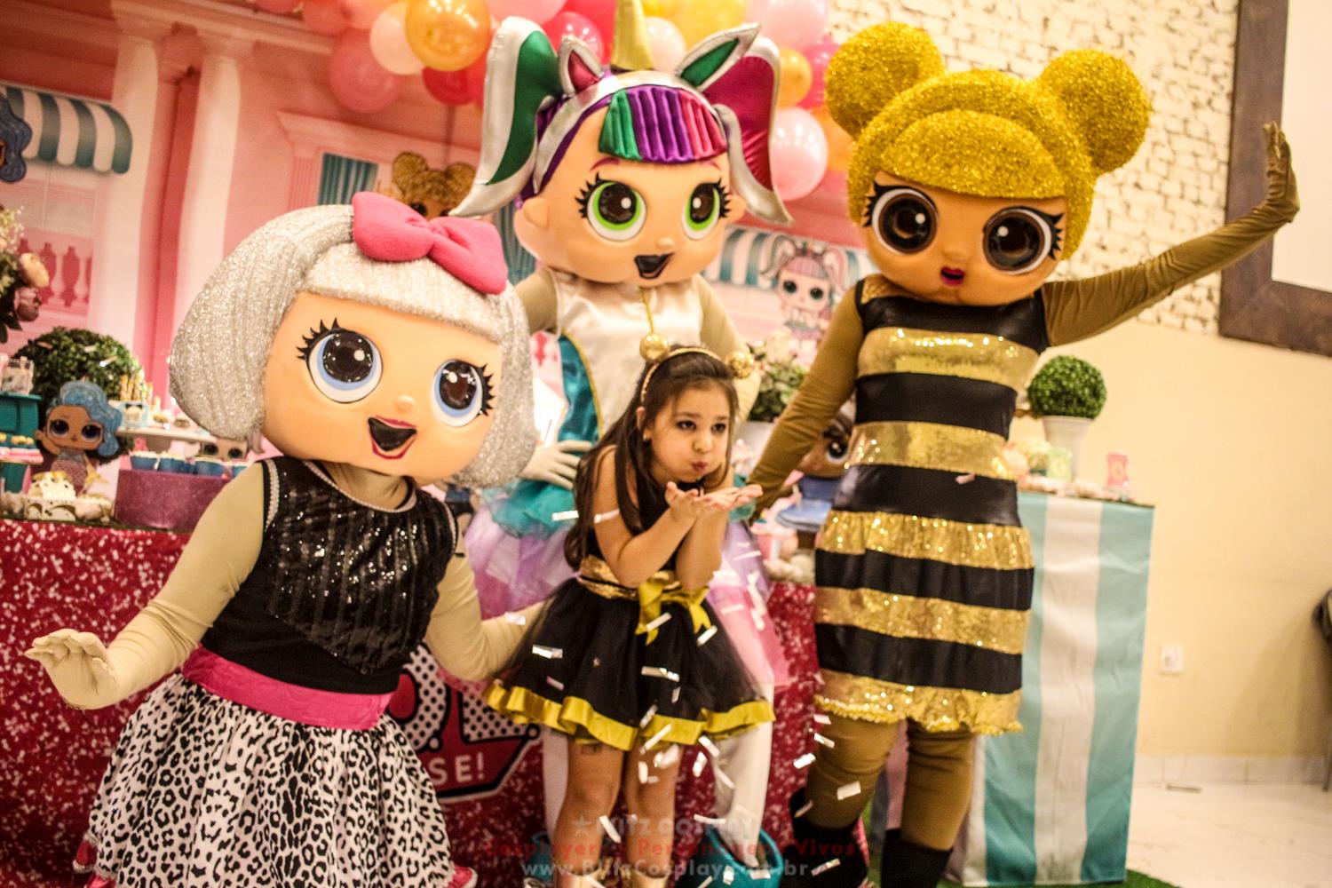 Lol Surprise Personagem Vivo Para Festas.