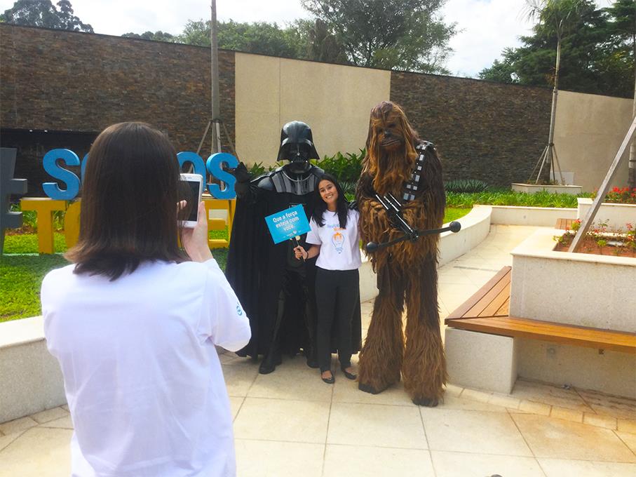 Star Wars personagem vivo para eventos