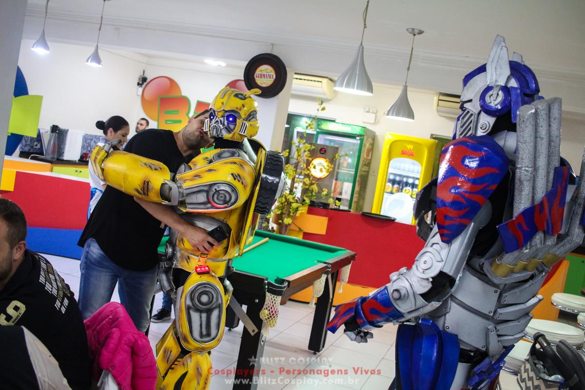 Transformers Personagens Vivos Para Festas.