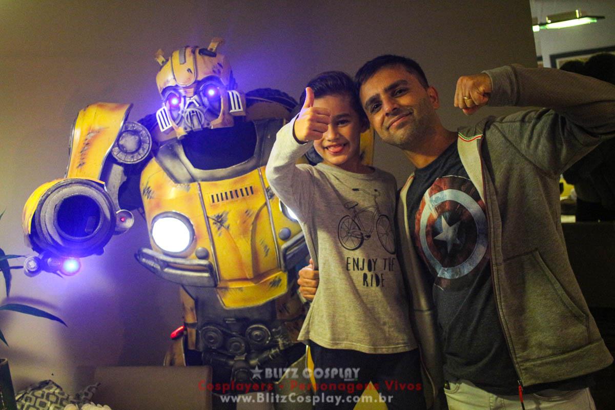 Bumblebee Personagem Vivo Para Festas e Eventos.