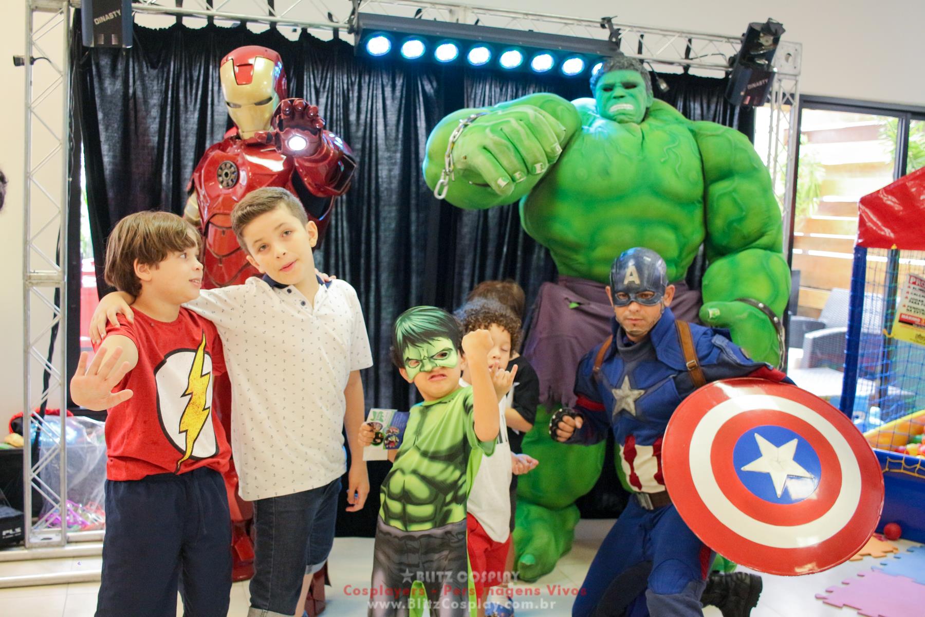 Homem de Ferro Personagens vivos Para Festas.