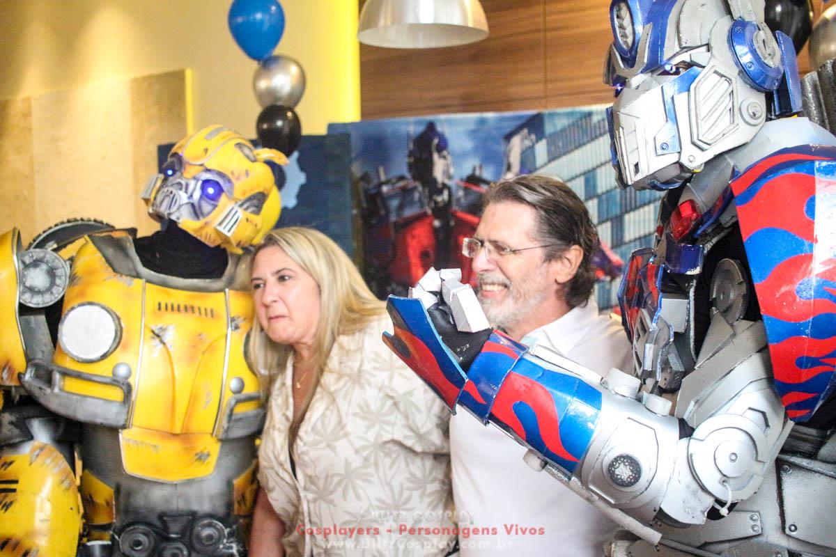 Transformers Personagens Vivos Para Festas.