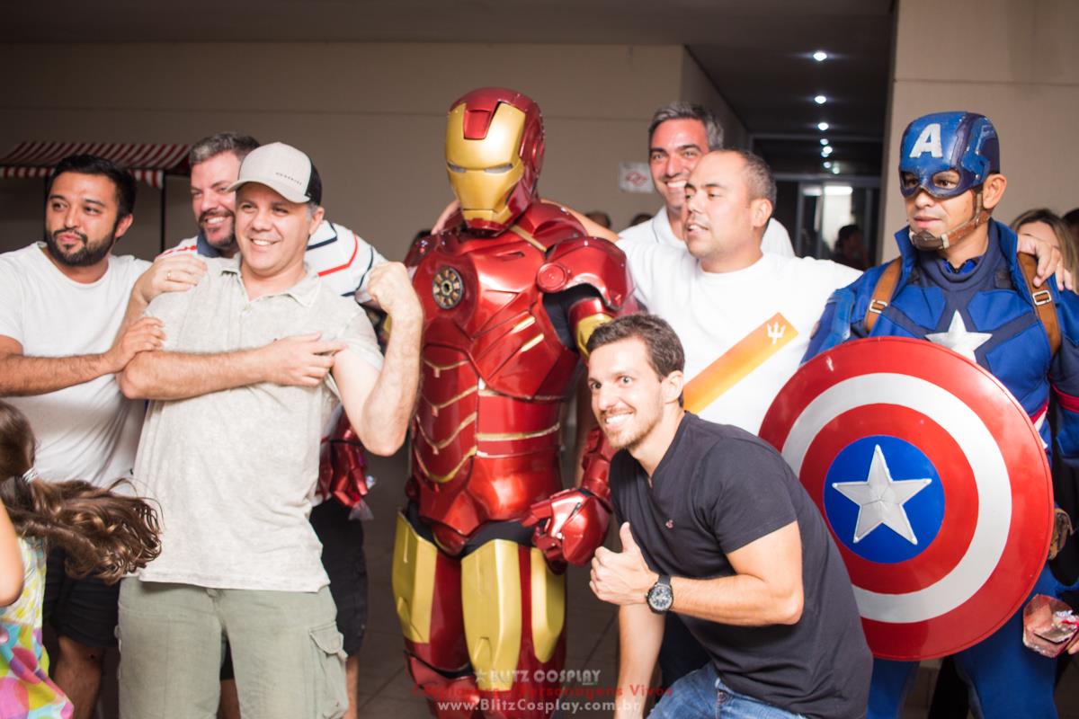 Capitão America Personagem vivo