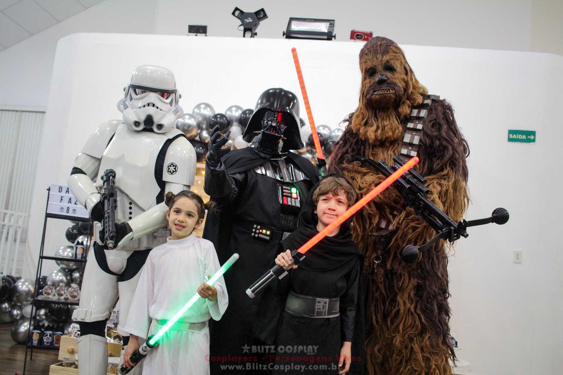 Star Wars Personagem Vivo Para Festas.