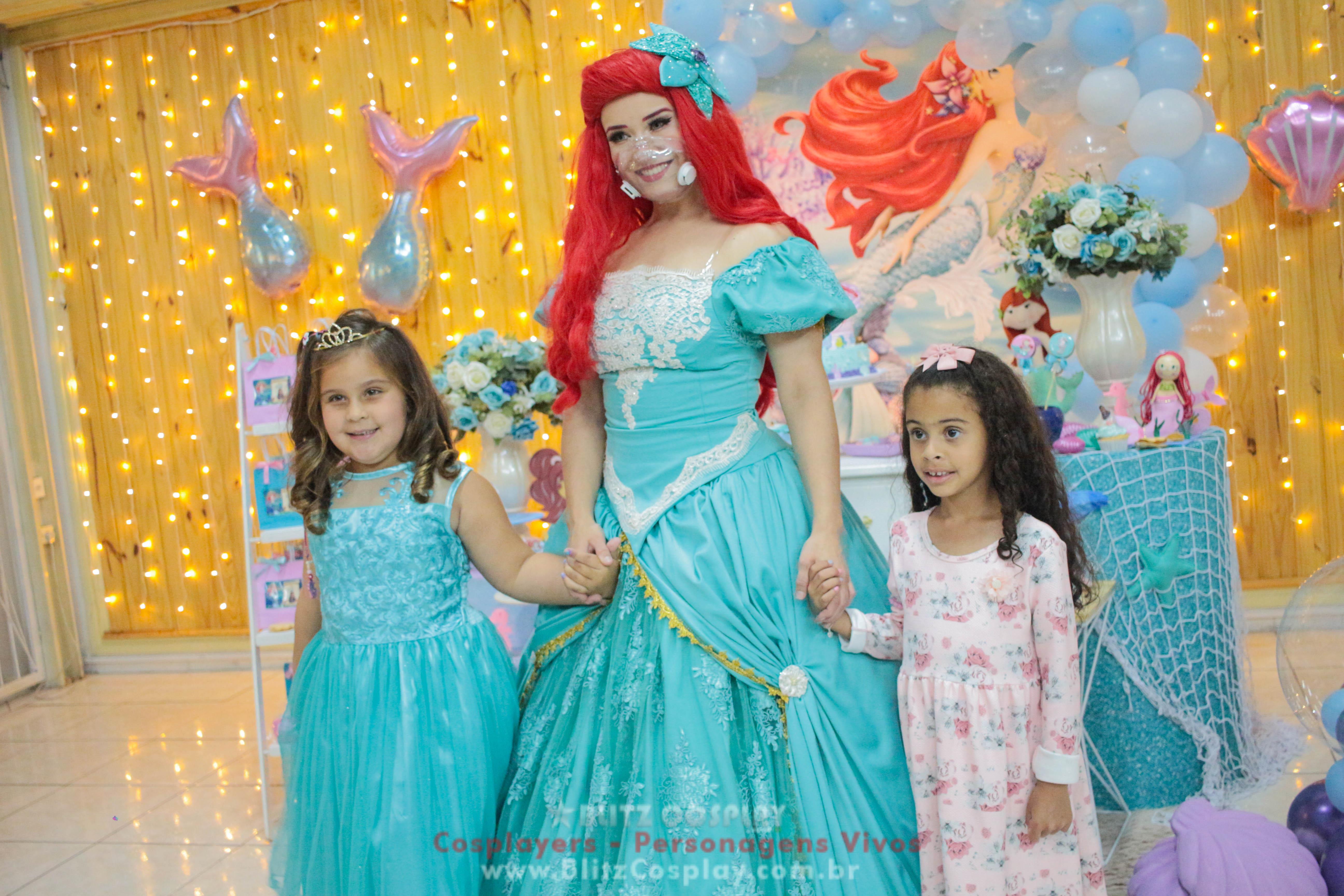 Ariel Personagem Vivo Para Festa e Eventos.