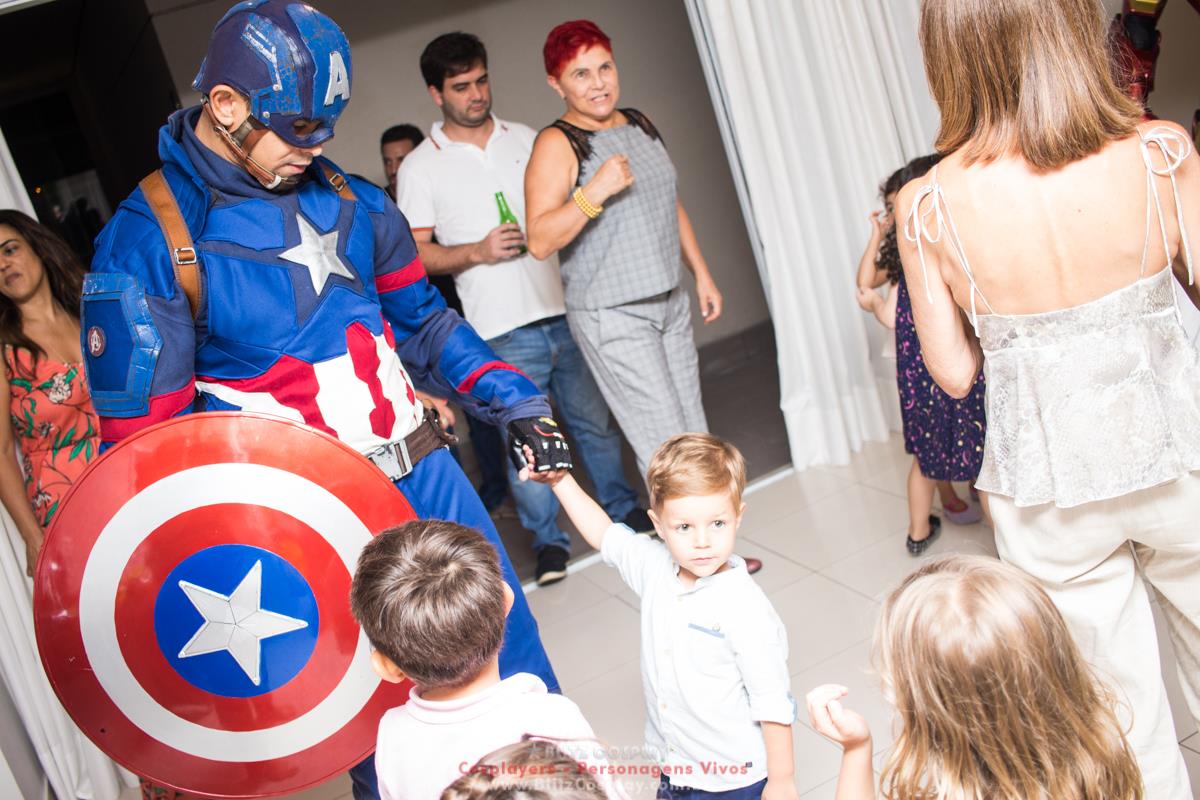 Capitão America Personagem vivo