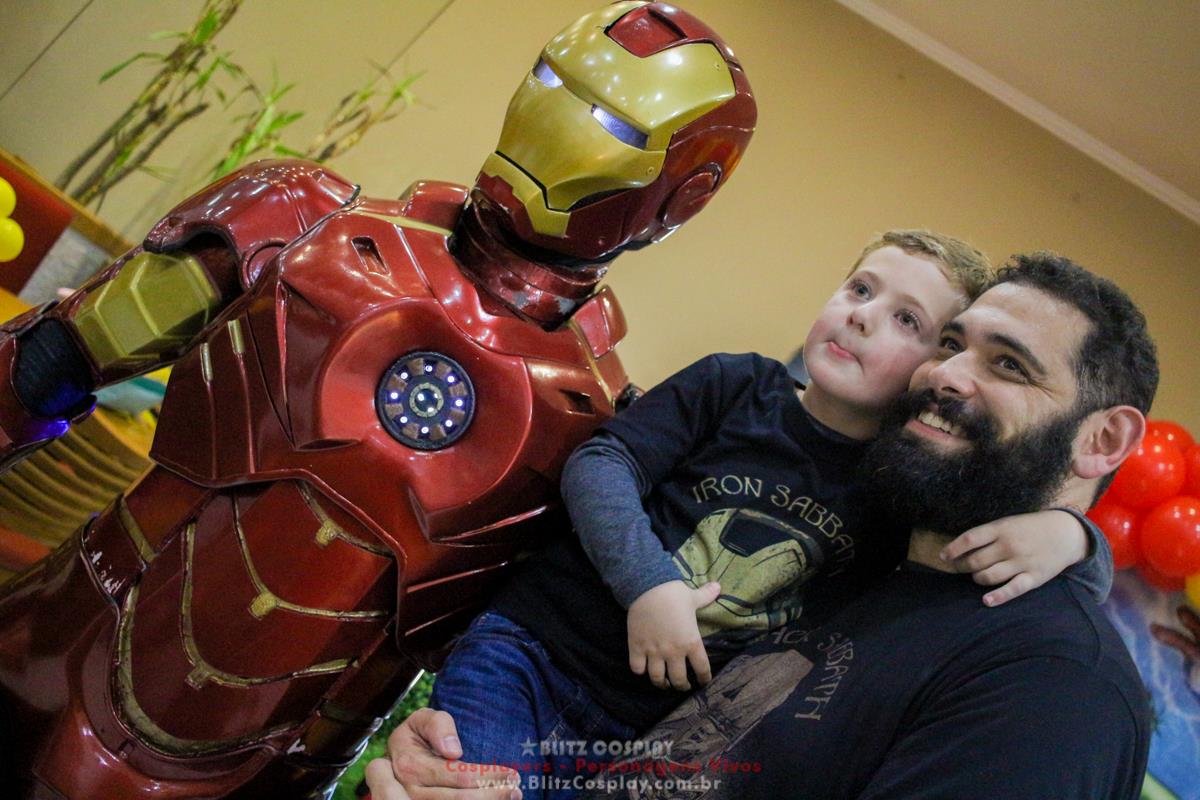 Homem de ferro personagem para festas