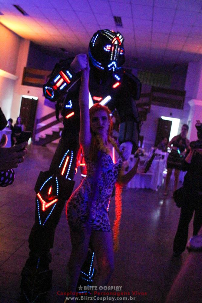 Robô de Led Personagem Vivo 