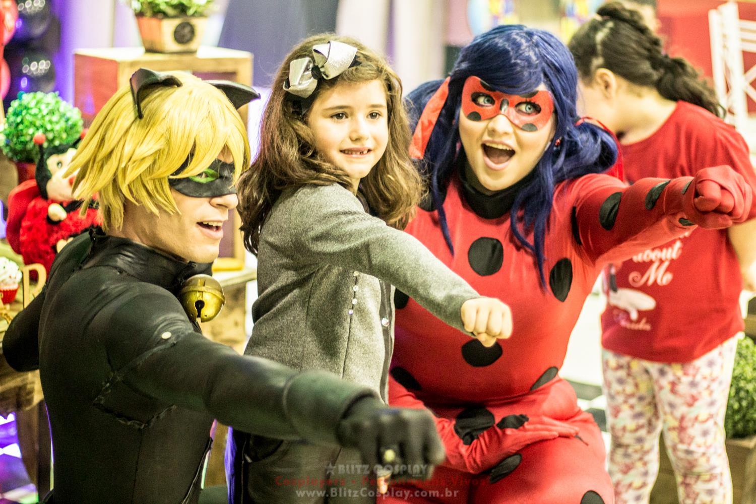 Ladybug Personagem Vivo Para Festas.