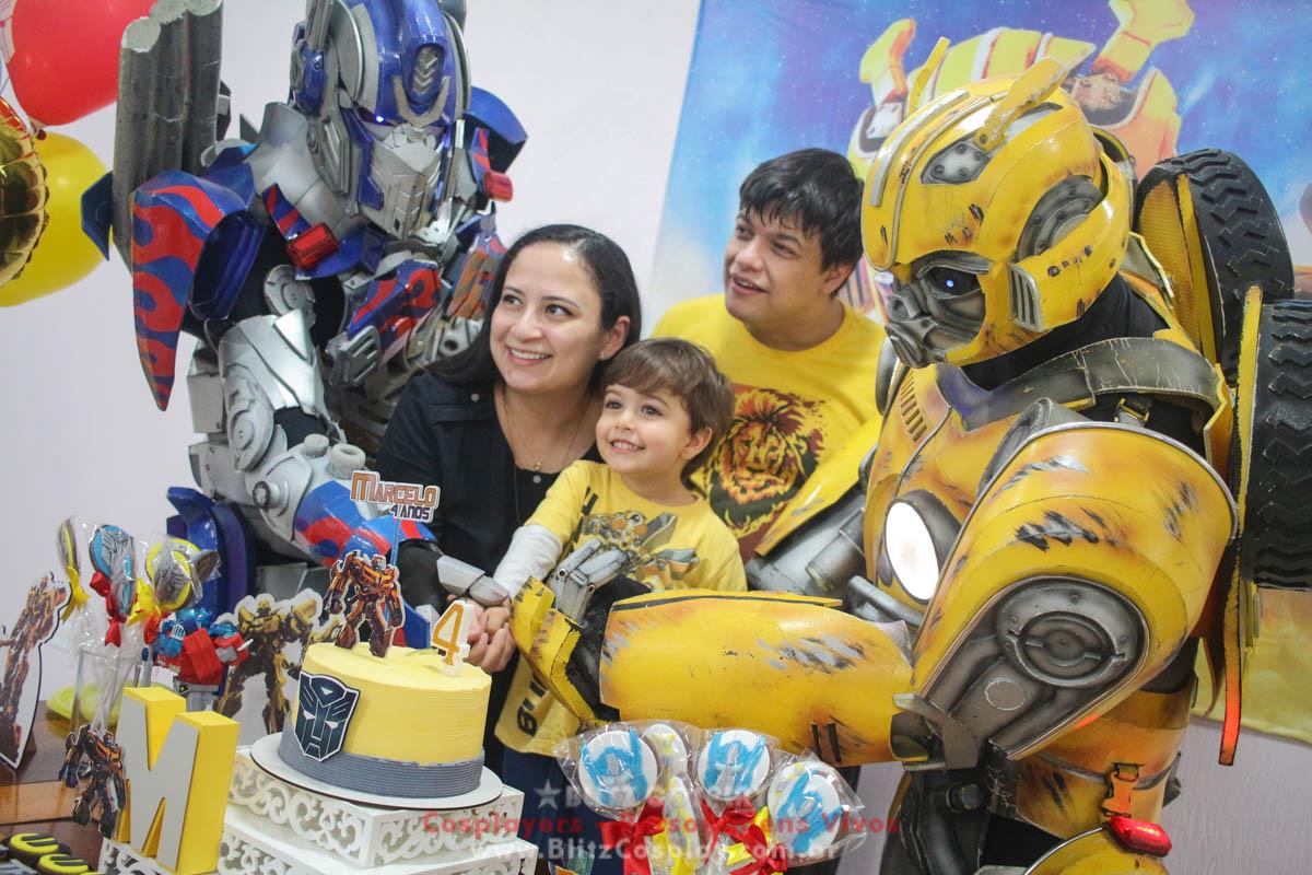 Transformers Personagem Vivo Para Festas e Eventos.
