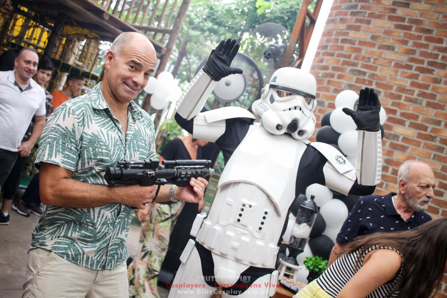 Star Wars Personagens vivos para festas 